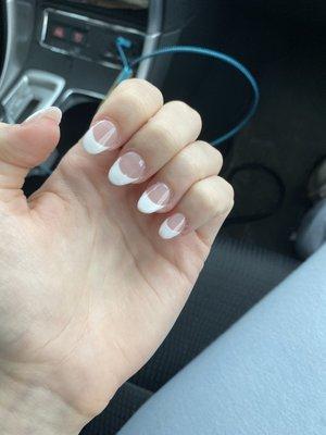 French tip acrylics