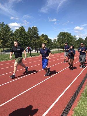 Our poolees getting some good training