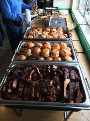 Baby back Ribs, Tri-Tip and Chicken SLIDERS