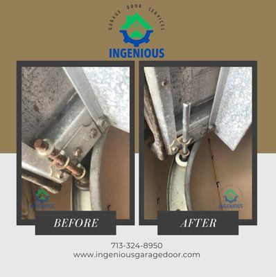 From Old to Gold: A Roller Replacement Transformation!  Wave goodbye to that worn-out roller, and say hello to smooth operation.