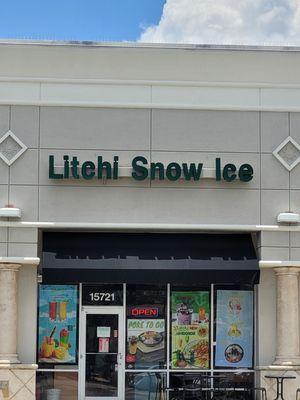 Litchi snow ice