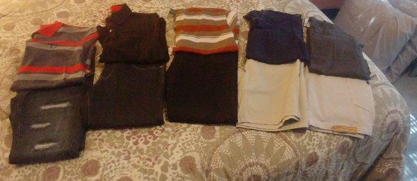 My nephews clothes 70.00 for all this