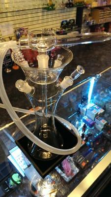 All glass Hookah for spectacular smoking experience!