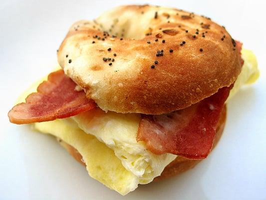 An Egg Sandwich.  Mine is more appetizing than this.