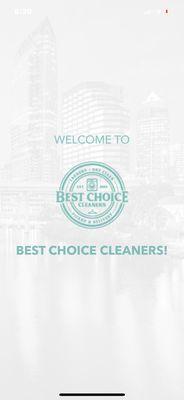 " Best Choice Cleaners" App available
For your smart phone