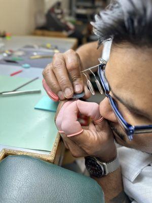 Our watchmakers hard at work