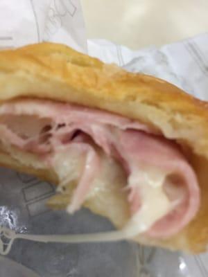 Ham & Cheese Croissant. Fresh & very good.