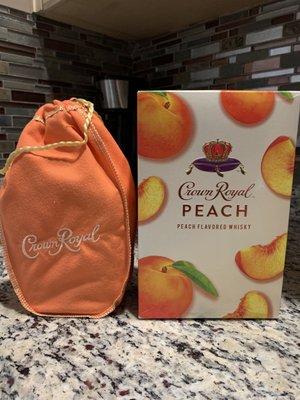 I was told by a friend to try this. I don't like crown royal, but I'm willing to try anything once. I forgot how cute the bags are.