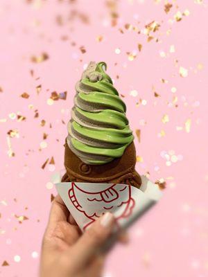 Matcha Hojicka Taiyaki Cone