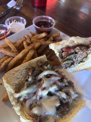 Philly Cheesesteak + Fries