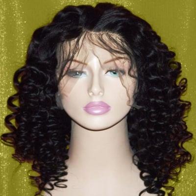 Full Lace Wigs available starting @ $350 can be parted in any direction and colored to your choice.