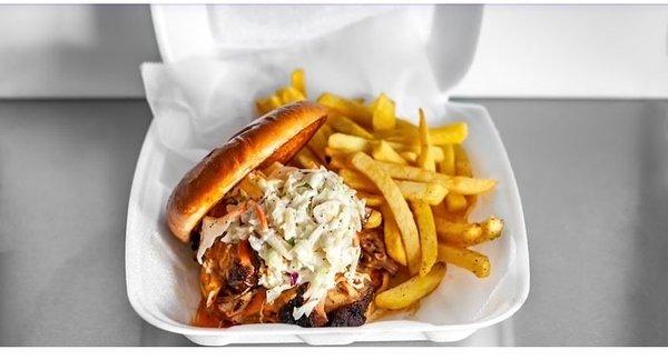 Pulled pork And fries