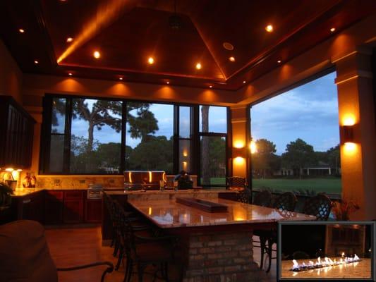 Outdoor Kitchens & Entertainment Area