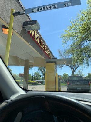 Only one drive through ATM