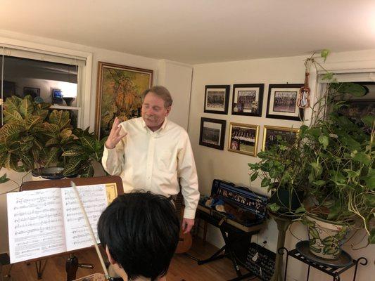 Violin lesson with Ralph Boehm