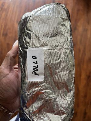 4/12/24: Big Pollo Burrito