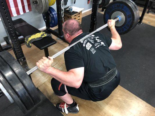 Our powerlifting class trains T/T/Saturday