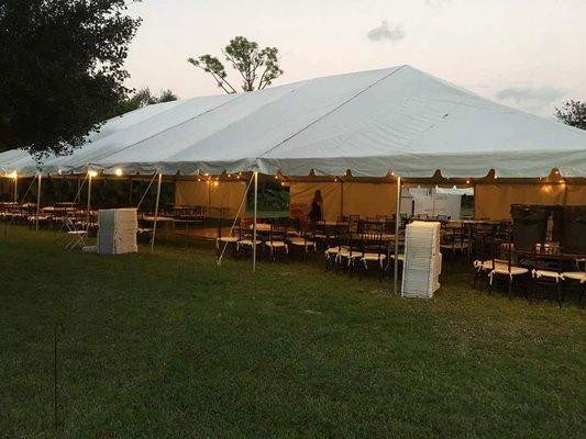 Tent wedding