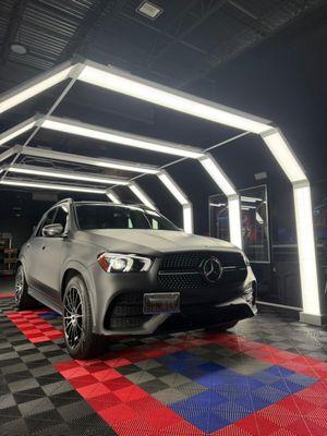 2022 Mercedes-Benz GLE Full Body Deep Matte Black Vinyl Wrap