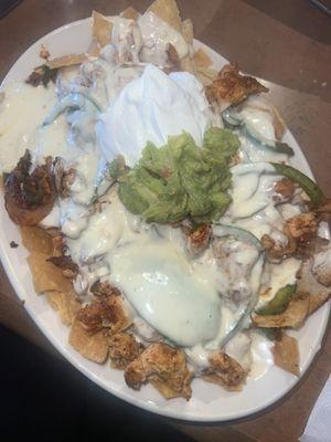 Chicken Fajita Nachos