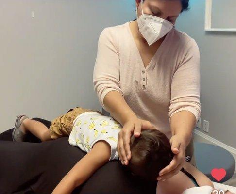 Mommy and Me Craniosacral Therapy.