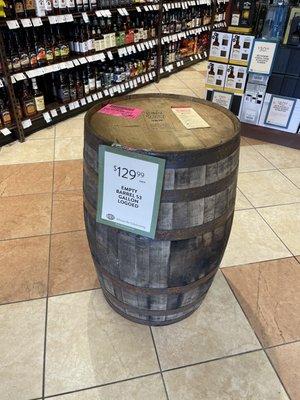 Barrel for Sale. Empty though