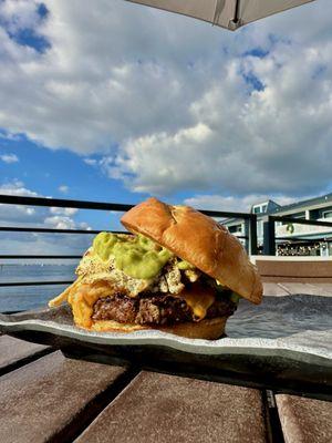 Burger with a view!