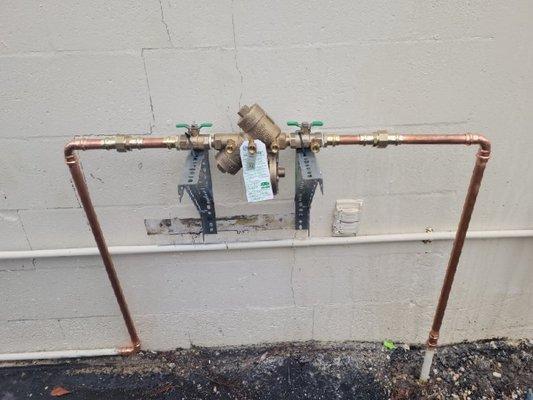 Backflow preventer installations, repair or annual certification. We do it all!