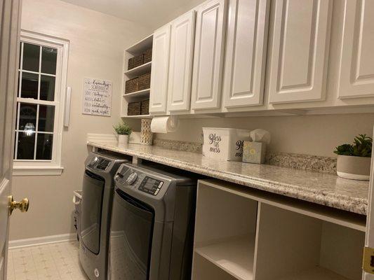 Laundry room makeover.