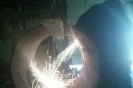 Torch Cutting Pipe