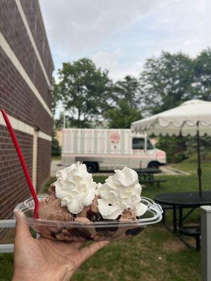 Hot Fudge Brownie Bowl