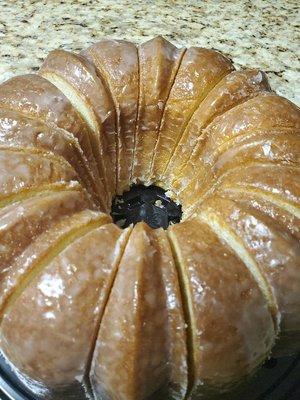 Butter on Butter Pound Cake - A traditional butter pound cake  with an amazing butter glaze.