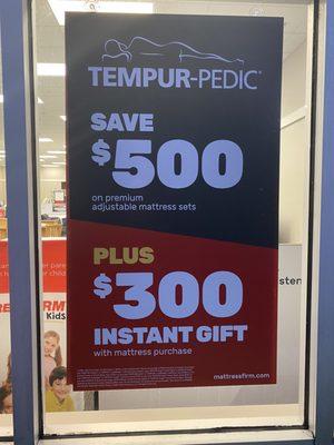 Save now on Tempurpedic Adjustable Mattress sets!!