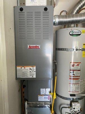 New 80% Gas Furnace with New Air Conditioner