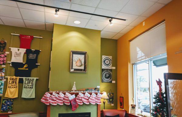 Stockings hung by the chimney with care...for all the baristas!