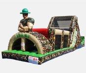 Camouflage 40ft obstacle course can be wet or dry!!