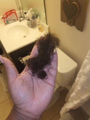 1 month after hair do, more breakage