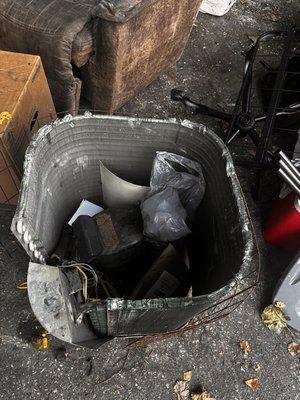 EPA VIOLATIONS AND TRASH PILE UP.