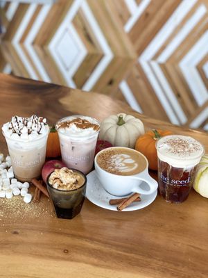 Sip into the see(d)son with our Fall flavors!