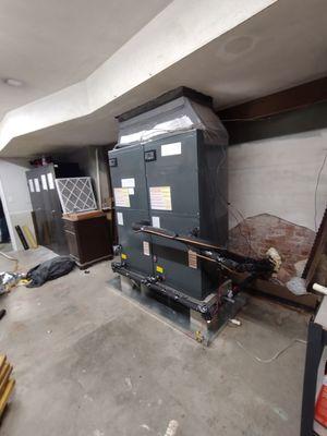 10 ton air handler retro fit commercial application.