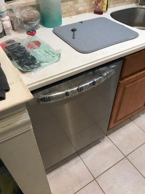 Dishwasher install