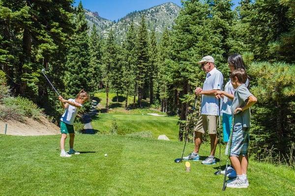 Great for families! Sundays are Sunday Family Fun Days and kids golf for free.