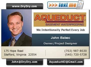 Wet Basement?  Aqueduct Basement Waterproofing will accurately diagnose and permanently repair your foundation so that you never leak again!