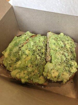 Avocado toast perfection.