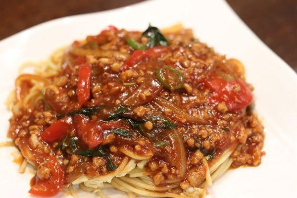 Thai Basil Spaghetti