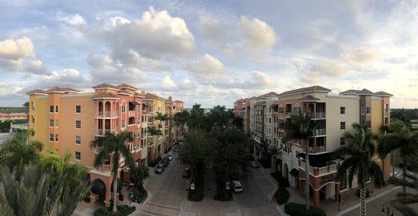 View from 5th floor entranceway at Bayfront