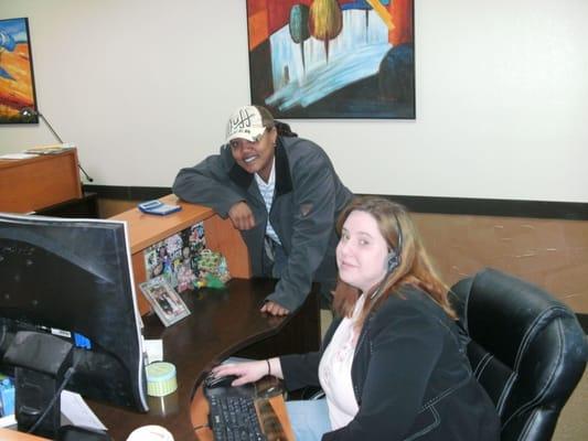 Dispatchers at Memphis courier service, Blue Sky Couriers.