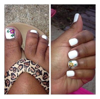 My latest mani pedi