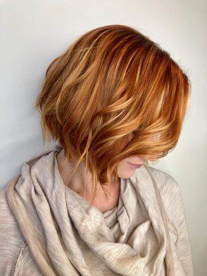 Copper Bob by Monica