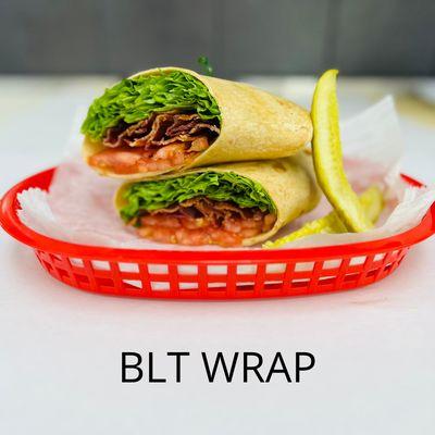 Bacon lettuce and tomato wrap